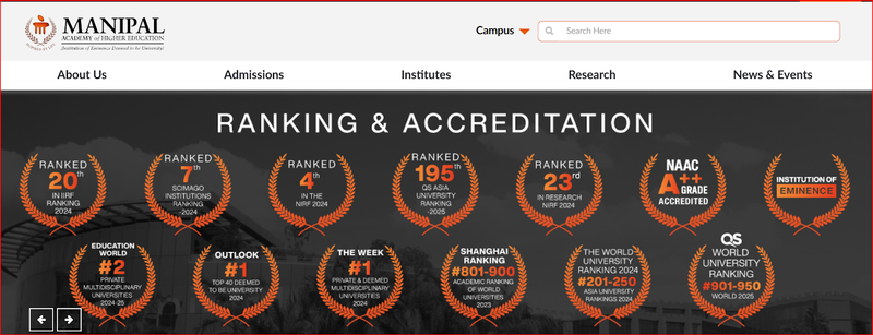 Manipal Academy of Higher education online MBA college