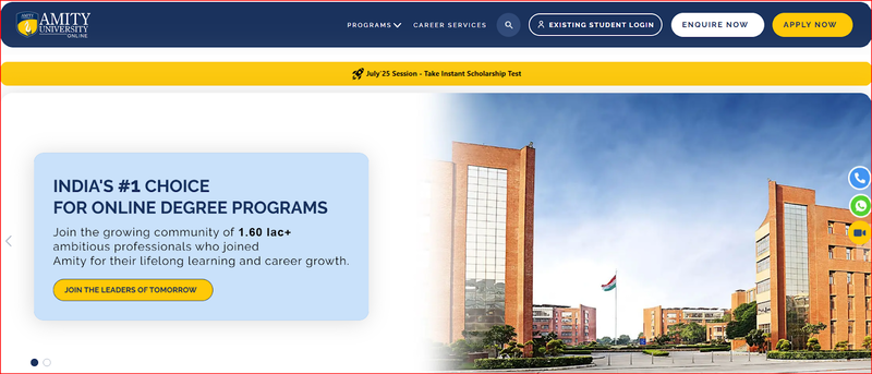 Amity university online MBA college