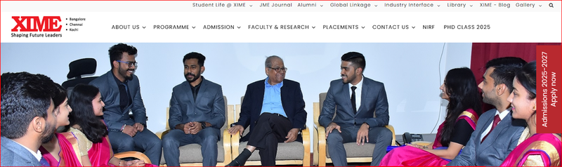 XIME Bangalore MBA college