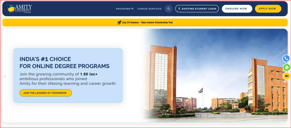 Amity University Online MBA Program