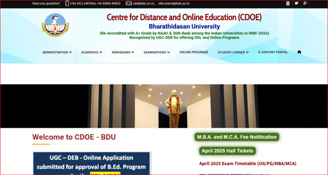  Bharathidasan University