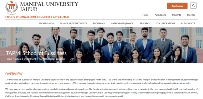 TAPMI School of Business
