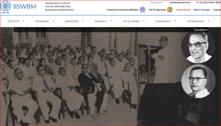 Indian Institute of Social Welfare and Business Management