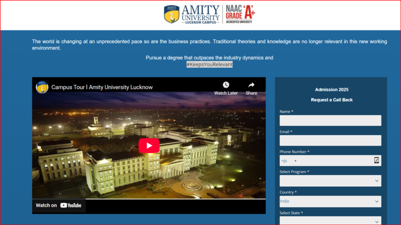 Amity University Lucknow