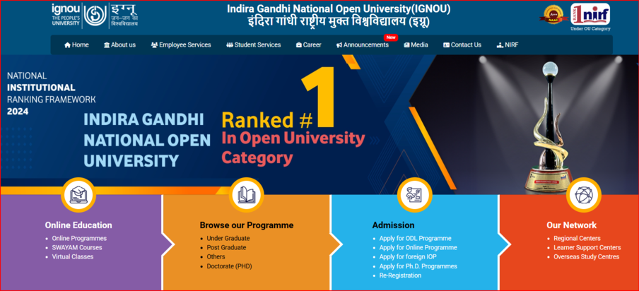 IGNOU (Indira Gandhi National Open University)